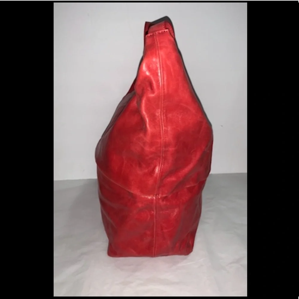 Hobo "The Original" Leather Purse, Red, Joyce - Picture 2 of 5